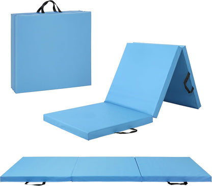 Barbell All Purpose Folding Anti Tear Exercise Training Aerobic Fitness Gym & Gymnastics Balance Mat | Multiple options