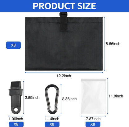 8 Pack Boat Cover Sand Bags Weights, Windproof 1680D Marine Oxford