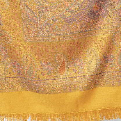 Women's Pashmina Wool Blend Indian Handicraft Woven Shawls, Scarf, Wraps [Large Size: 40" X 80"]