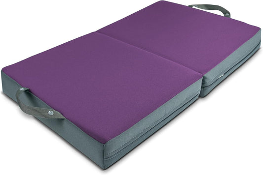 Garden Kneeling Pad Memory Form Knee Cushions for Gardening Extra Thick Knee Pad Water Resistant Prayer Pillow for Work Yoga Physical Therapy Purple