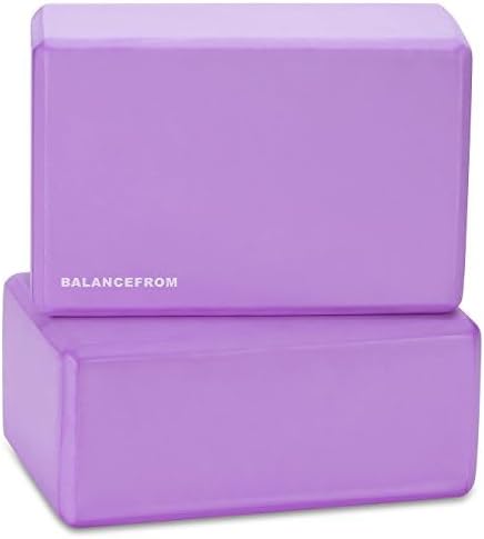 Fitvids Set of 2 High Density Premium - EVA Yoga Blocks, 9"x6"x4" Each