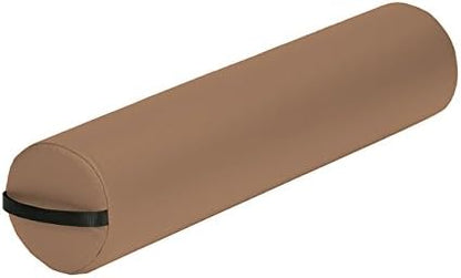 EarthLite Massage Bolster Pillow Full Round – Durable, Easy to Clean 100% PU Upholstery incl. Strap Handle/Professional Quality CFC-Free/Back Pain Relief