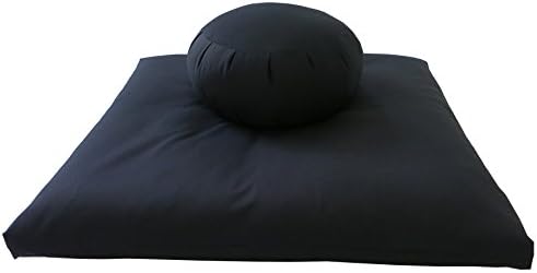 Buckwheat Zafu and Zabuton Meditation Cushion Set (2pc)