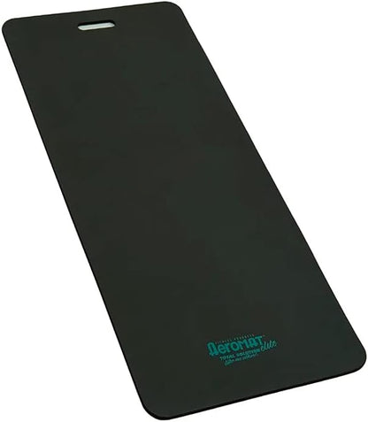 AEROMAT Elite Durable 1/2" Thick Workout Mat with Handle - 20"x48" - Intended for Yoga /Pilates /Floor Exercise