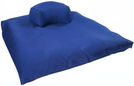 Buckwheat Crescent Zafu and Zabuton Meditation Cushion Set (2pc)