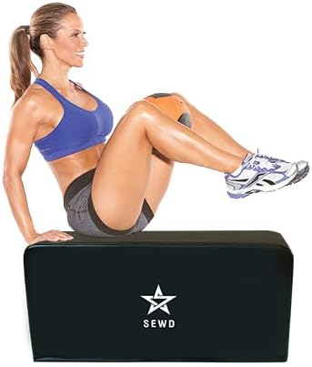 Pilates and Yoga Bench by SEWD – Portable Workout Bench for Full Body Exercise with Handle – Weight Training, AB Workout, Hip Thrust and Glute Training Home Gym Equipment