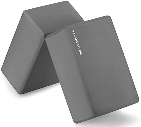 Fitvids Set of 2 High Density Premium - EVA Yoga Blocks, 9"x6"x4" Each