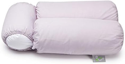 Sleep Yoga 2-Pack Pillow Cover Case Multi-Position Body Pillow - Hypoallergenic, Machine Washable - Gray 2PK