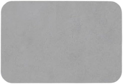 TYUU Bath Mat, Bathroom Rugs Non Slip Washable Thin Absorbent Quick Dry Bath Mat Fits Under Door Bathroom Floor Mat Perfect for Bath, Shower, or Sink 24"x36" Dark Grey