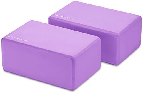 Fitvids Set of 2 High Density Premium - EVA Yoga Blocks, 9"x6"x4" Each