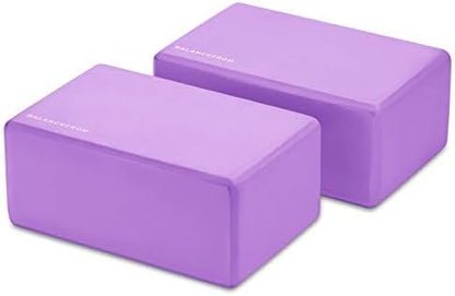 Fitvids Set of 2 High Density Premium - EVA Yoga Blocks, 9"x6"x4" Each