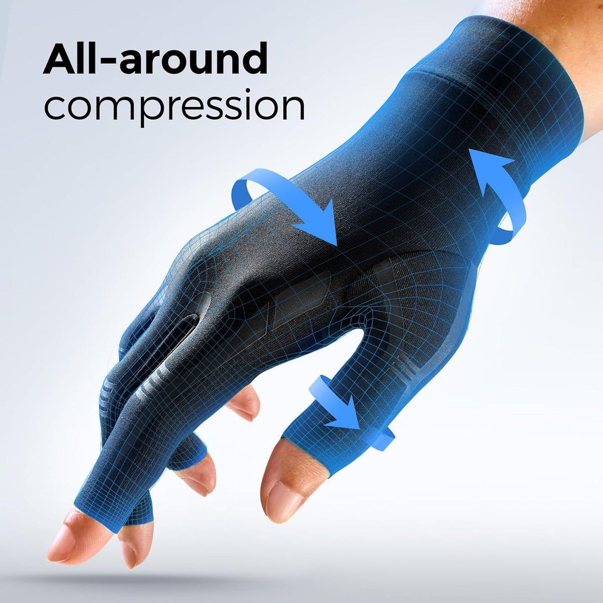 All-Around Compression Arthritis Gloves for Women Men for Pain