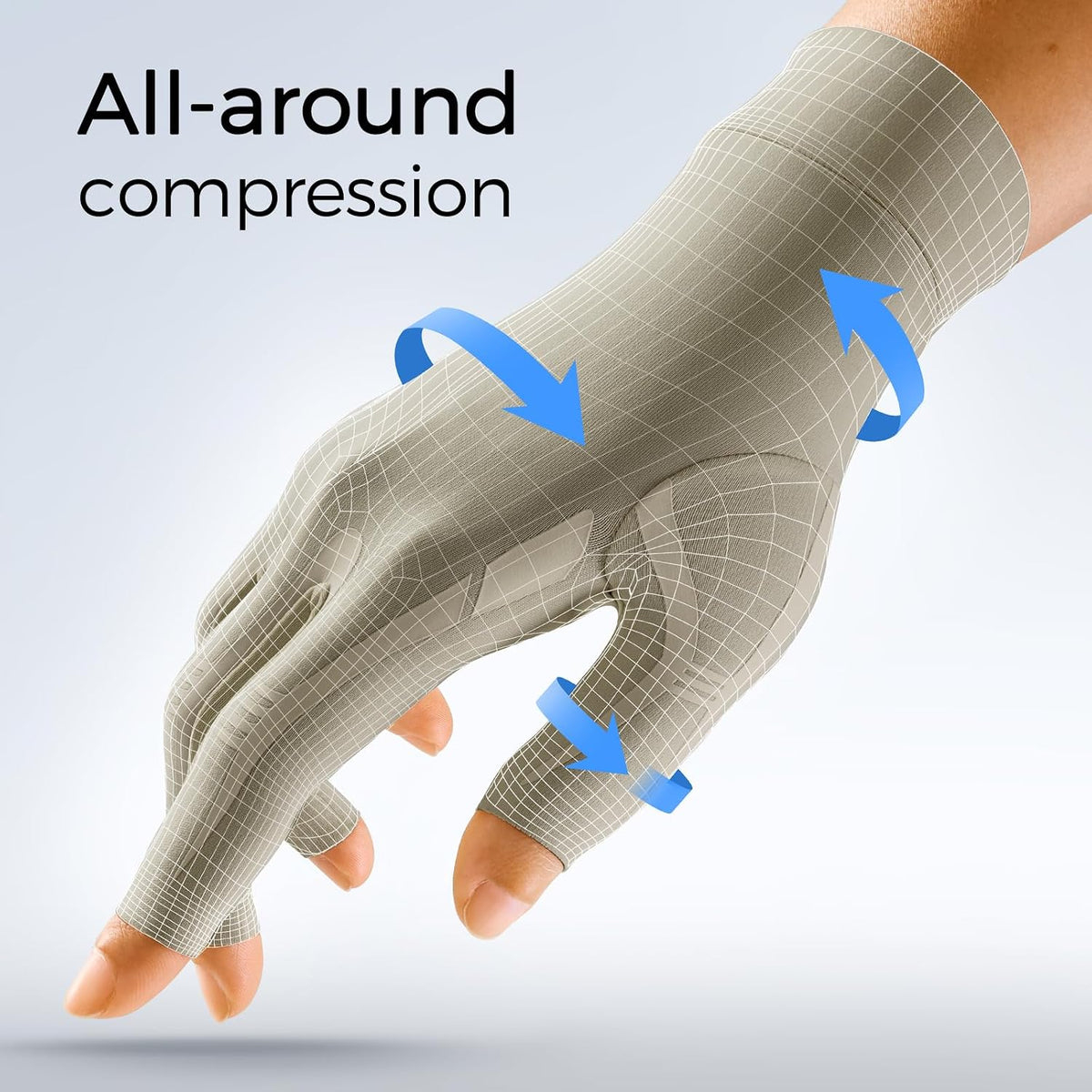 All-Around Compression Arthritis Gloves for Women Men for Pain