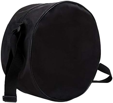 Yoga Wheel Bag Yoga Circle Storage Bag Large Capacity Double Zipper Backpack with Adjustable Strap, Black