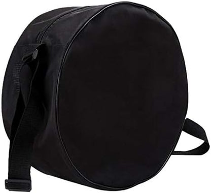 Yoga Wheel Bag Yoga Circle Storage Bag Large Capacity Double Zipper Backpack with Adjustable Strap, Black