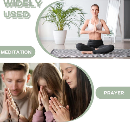 Adjustable Meditation Bench, Ergonomic Kneeling Stool for Yoga & Prayer