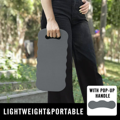 Thick Kneeling Pad 2 Pack, Waterproof,Comfortable Garden Kneeling Pads Stain Resistant, Multi-Functional Kneeler Pad for Gardening, Baby Bath, Yoga, Praying and Exercise (Deep Grey)