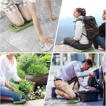 Thick Kneeling Pad 2 Pack, Waterproof,Comfortable Garden Kneeling Pads Stain Resistant, Multi-Functional Kneeler Pad for Gardening, Baby Bath, Yoga, Praying and Exercise (Deep Grey)