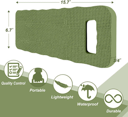 Thick Kneeling Pad 2 Pack, Waterproof,Comfortable Garden Kneeling Pads Stain Resistant, Multi-Functional Kneeler Pad for Gardening, Baby Bath, Yoga, Praying and Exercise (Deep Grey)