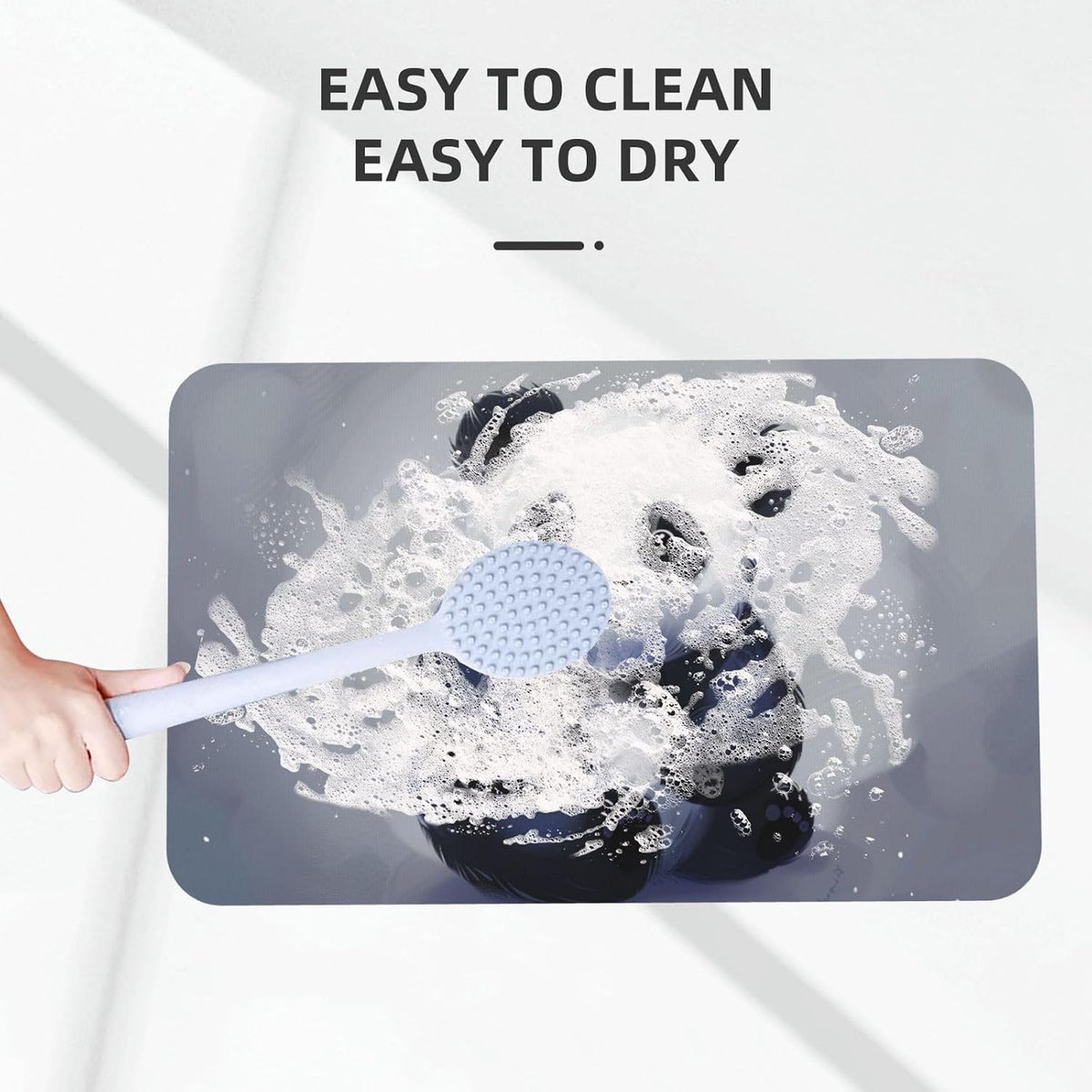 Yoga Meditation Printed Rounded Corner Diatomaceous Doormat 31.5x19.7 Inch Bath Mat Rug Non Slip Shower Floor Mat, Absorbent Bathroom Rugs Mat for Anti Slip Shower Mat, Housewarming Gift