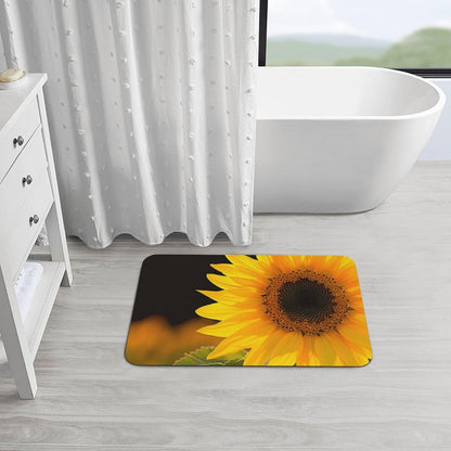 Yoga Meditation Printed Rounded Corner Diatomaceous Doormat 31.5x19.7 Inch Bath Mat Rug Non Slip Shower Floor Mat, Absorbent Bathroom Rugs Mat for Anti Slip Shower Mat, Housewarming Gift