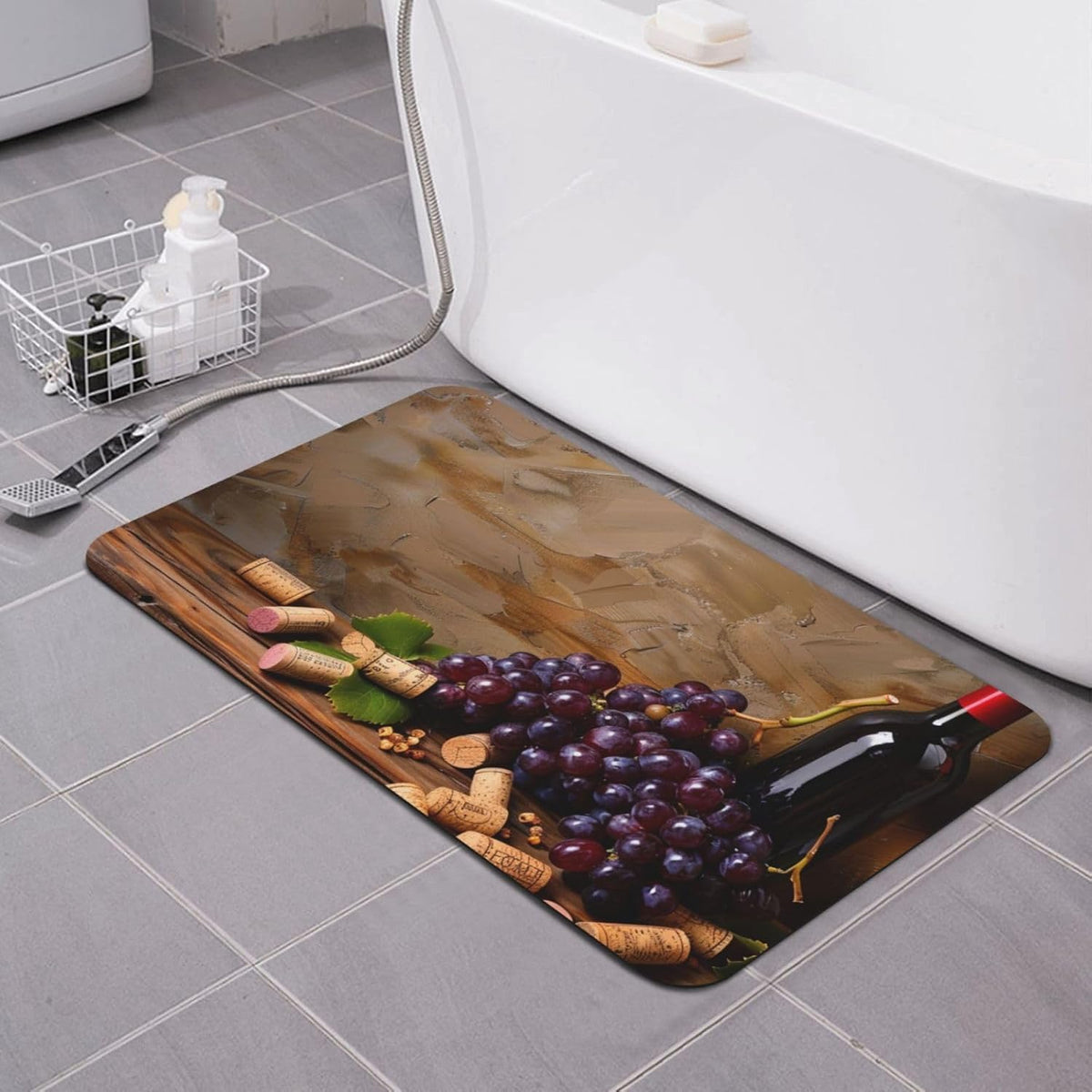 Yoga Meditation Printed Rounded Corner Diatomaceous Doormat 31.5x19.7 Inch Bath Mat Rug Non Slip Shower Floor Mat, Absorbent Bathroom Rugs Mat for Anti Slip Shower Mat, Housewarming Gift