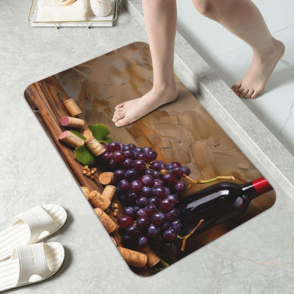 Yoga Meditation Printed Rounded Corner Diatomaceous Doormat 31.5x19.7 Inch Bath Mat Rug Non Slip Shower Floor Mat, Absorbent Bathroom Rugs Mat for Anti Slip Shower Mat, Housewarming Gift