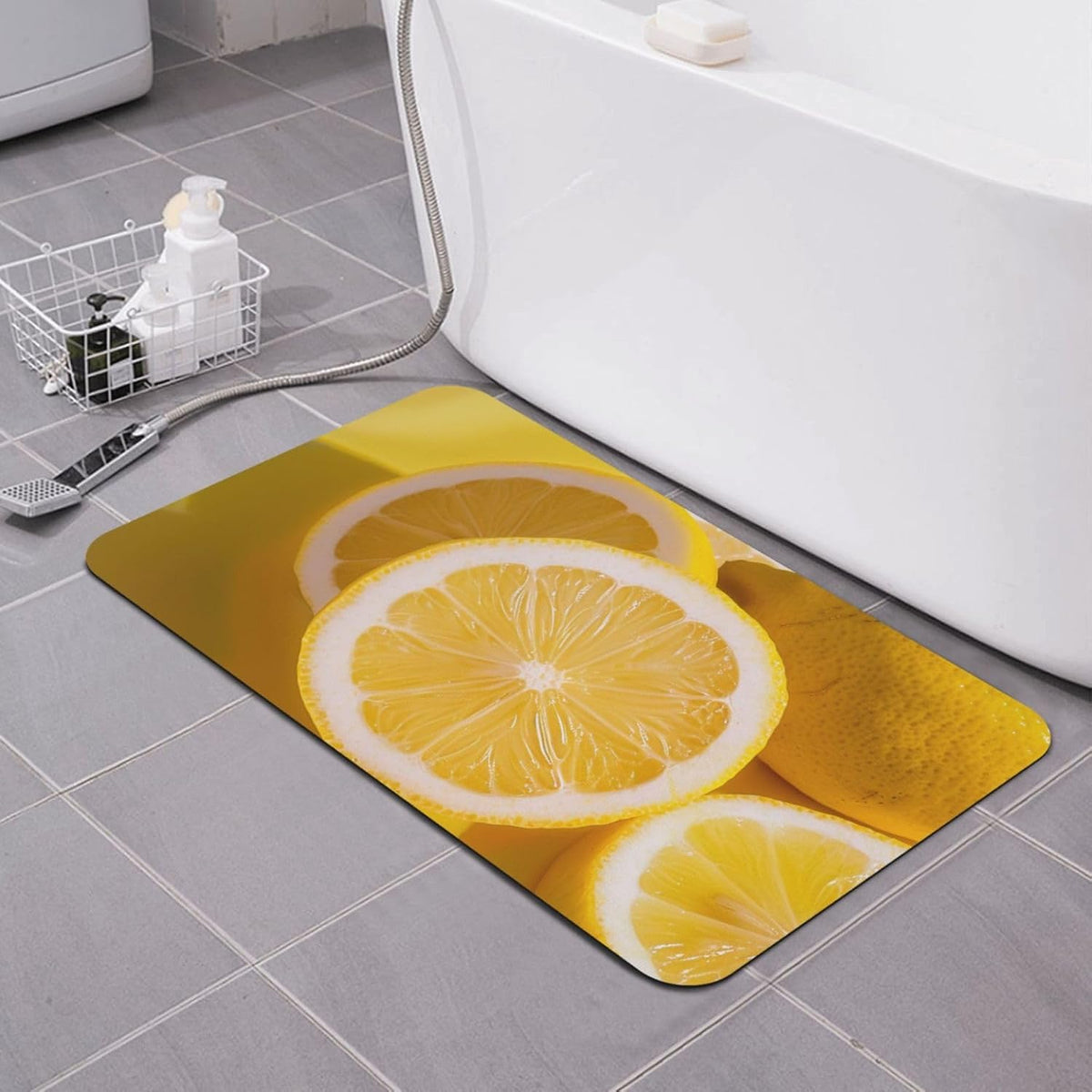Yoga Meditation Printed Rounded Corner Diatomaceous Doormat 31.5x19.7 Inch Bath Mat Rug Non Slip Shower Floor Mat, Absorbent Bathroom Rugs Mat for Anti Slip Shower Mat, Housewarming Gift