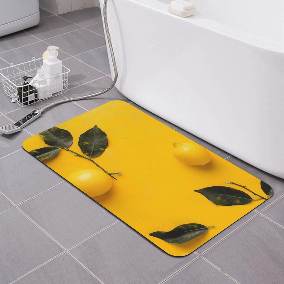 Yoga Meditation Printed Rounded Corner Diatomaceous Doormat 31.5x19.7 Inch Bath Mat Rug Non Slip Shower Floor Mat, Absorbent Bathroom Rugs Mat for Anti Slip Shower Mat, Housewarming Gift