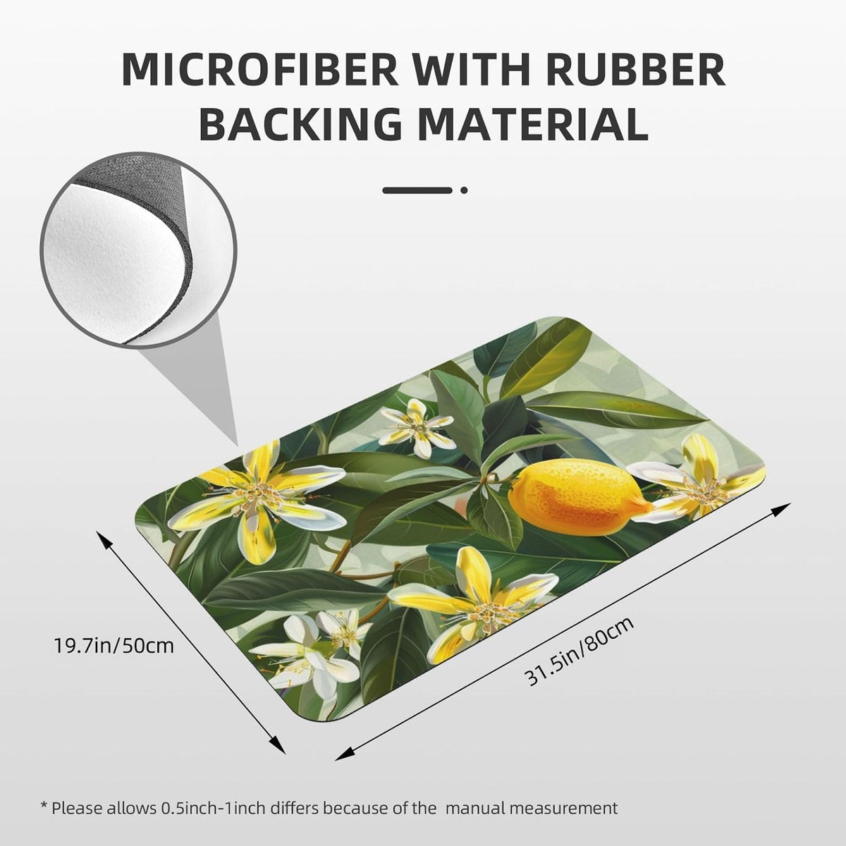 Yoga Meditation Printed Rounded Corner Diatomaceous Doormat 31.5x19.7 Inch Bath Mat Rug Non Slip Shower Floor Mat, Absorbent Bathroom Rugs Mat for Anti Slip Shower Mat, Housewarming Gift