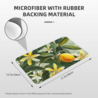 Yoga Meditation Printed Rounded Corner Diatomaceous Doormat 31.5x19.7 Inch Bath Mat Rug Non Slip Shower Floor Mat, Absorbent Bathroom Rugs Mat for Anti Slip Shower Mat, Housewarming Gift