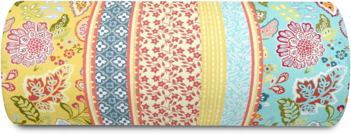 Knee Pillow for Back Sleeping – Half Moon Bolster Pillow for Under Knee While Sleeping Support, Leg & Back Pain Relief (21.5x9x5 Inches)