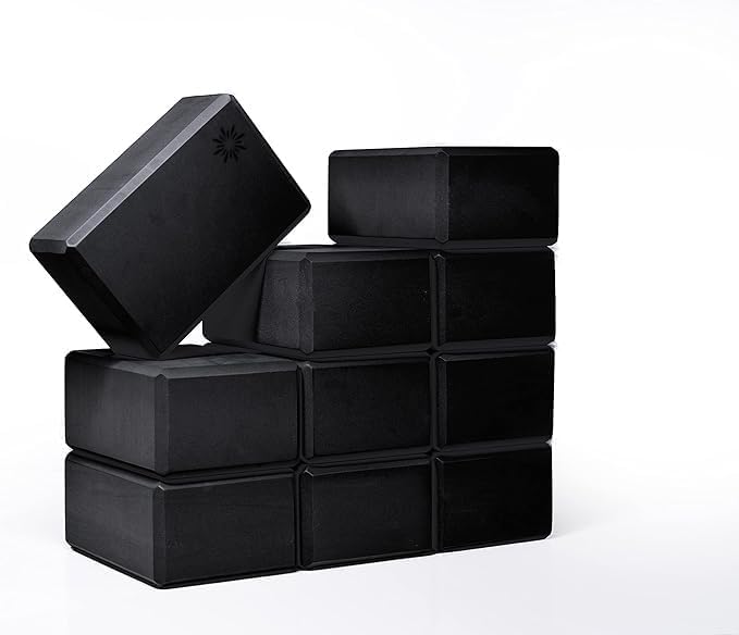 Bulk 4in Foam Yoga Blocks, 10 Pack