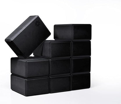 Bulk 4in Foam Yoga Blocks, 10 Pack