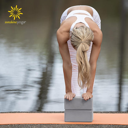 Bulk 4in Foam Yoga Blocks, 10 Pack