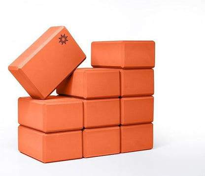 Bulk 4in Foam Yoga Blocks, 10 Pack