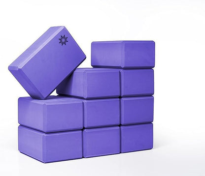 Bulk 4in Foam Yoga Blocks, 10 Pack