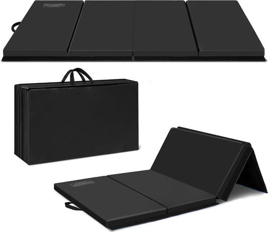 3'x6'x2 Thick Folding Gymnastics Exercise Mat Aerobics Stretching Yoga Mats
