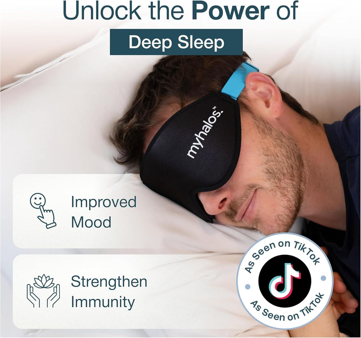 ® Sleep Mask for Men and Women, 3D Blackout Eye Masks for Sleep