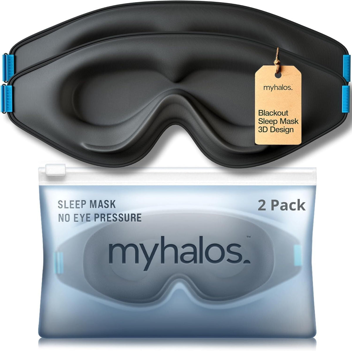 ® Sleep Mask for Men and Women, 3D Blackout Eye Masks for Sleep