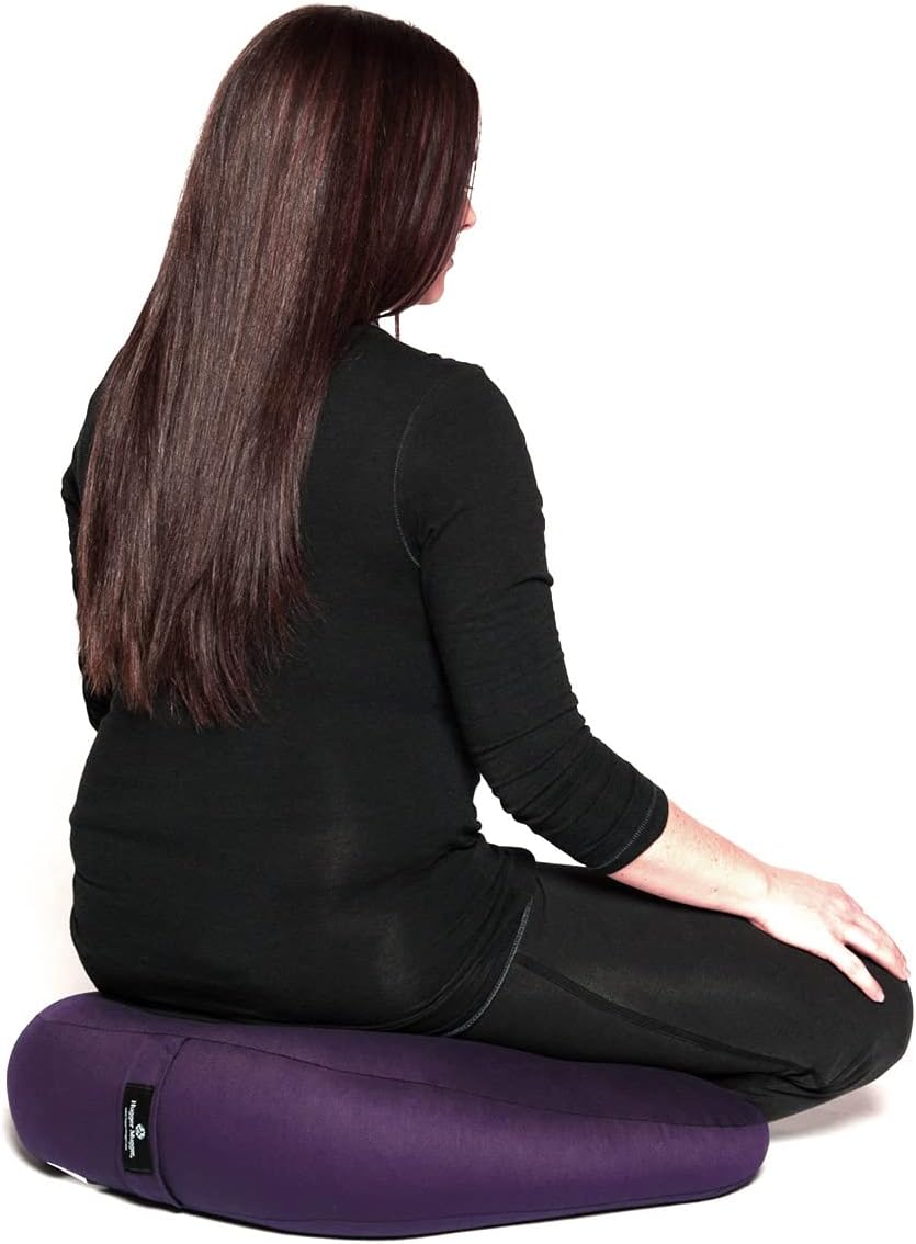V-Shaped Meditation Cushion - Provides Support in Cross-Legged Sitting, Promotes Healthy Posture, Handmade in The USA