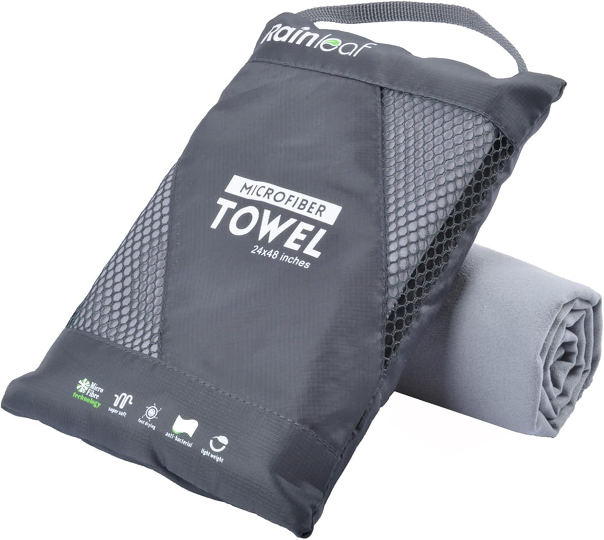Microfiber Towel Quick Dry Camping & Travel & Gym Towel. Compact | Super Absorbent, Lightweight, Fast Drying. Suitable for Beach, Bath, Backpacking, Hiking, Swim.