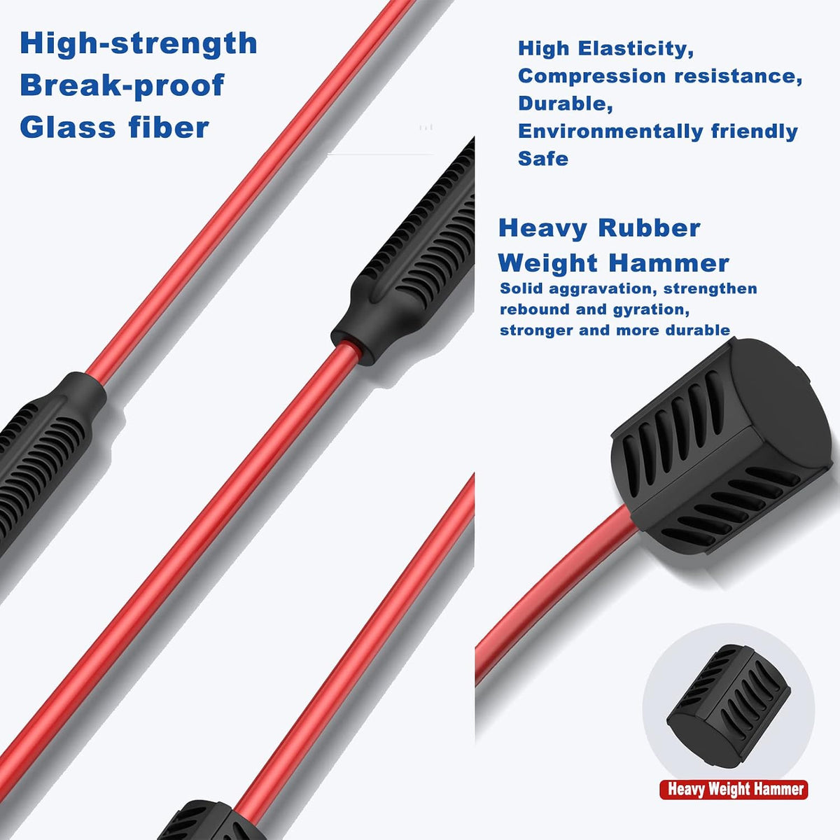 Yoga Starter Set - Flexi Bar, Resistance Band & Shoulder Tube for Elastic Exercise & Training Fitness
