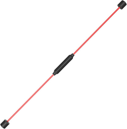 Yoga Starter Set - Flexi Bar, Resistance Band & Shoulder Tube for Elastic Exercise & Training Fitness