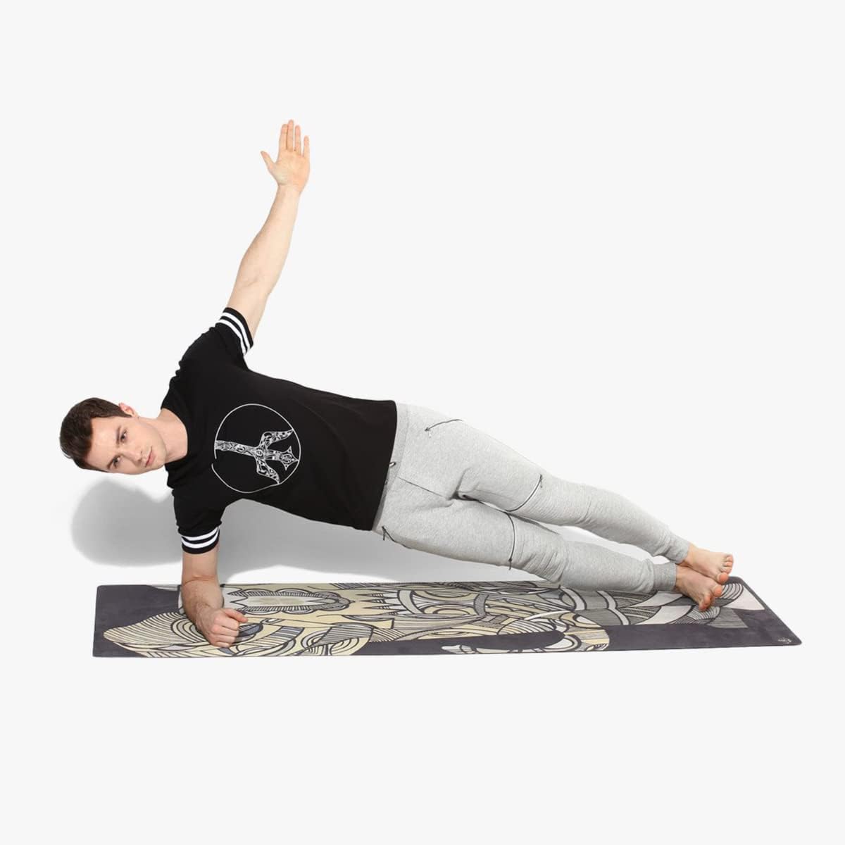 Suede Yoga Mat, Non Slip, 72 x 24 Inch, 3mm Thick