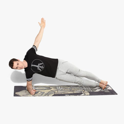 Suede Yoga Mat, Non Slip, 72 x 24 Inch, 3mm Thick
