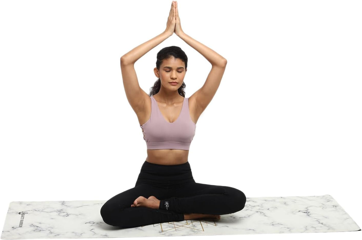 Suede Yoga Mat, Non Slip, 72 x 24 Inch, 3mm Thick