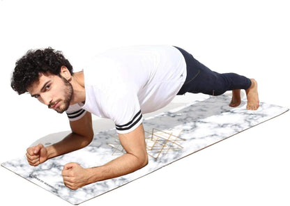 Suede Yoga Mat, Non Slip, 72 x 24 Inch, 3mm Thick