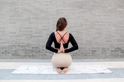 Suede Yoga Mat, Non Slip, 72 x 24 Inch, 3mm Thick