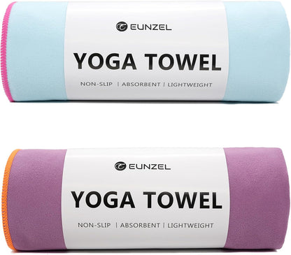Hot Yoga Mat Towel, Ultra-Absorbent Microfiber 72" x 26.5"